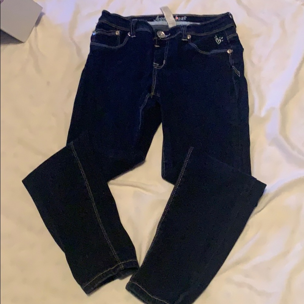 Justice girls jeans 10 1/2